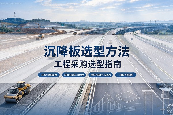 怀宁沉降板选择方法