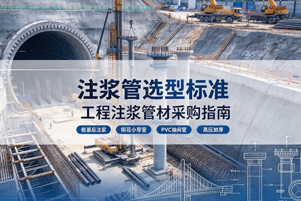 怀宁注浆管选型标准