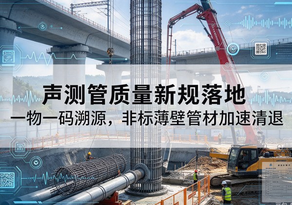 怀宁声测管质量新规落地，一物一码溯源，非标薄壁管材加速清退