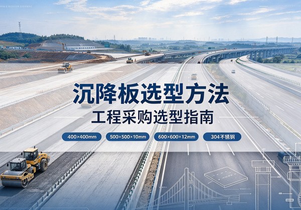 怀宁沉降板选择方法